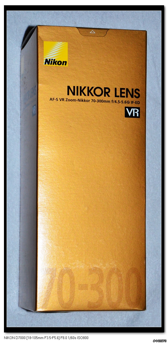簡易開箱-Nikon 70-300mm VR
