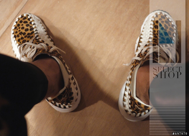 Nike Air Footscape Woven 豹紋 斑馬紋