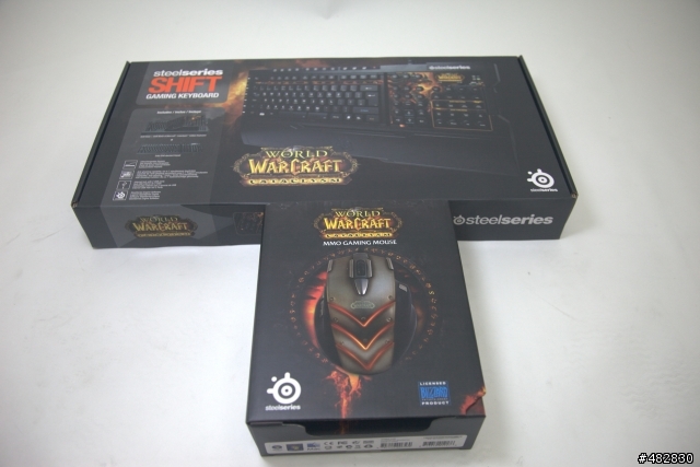 SteelSeries Cataclysm MMO 魔獸滑鼠鍵盤~浩劫與重生 開箱-女友買的禮物....