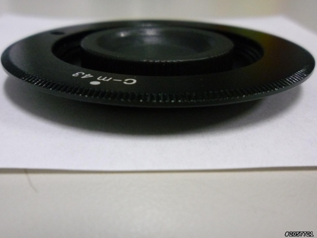 C-mount 35mm/f1.7 電影鏡頭及新型的轉接環(+圖)