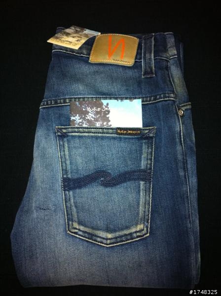 Nudie  TF  Black Weft Indigo
