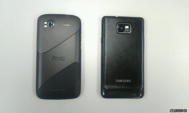 My HTC sensation and Samsung S2 (補圖 )