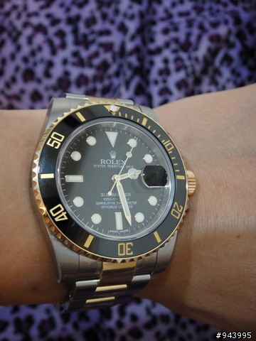 [易開罐][敗家編年史][ROLEX] 116613LN 半金黑水鬼 - 中元普渡應景之物