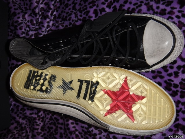 [易開罐][敗家編年史][CONVERSE X JV] 黑小牛皮 X 鉚釘 X 果凍矽膠底