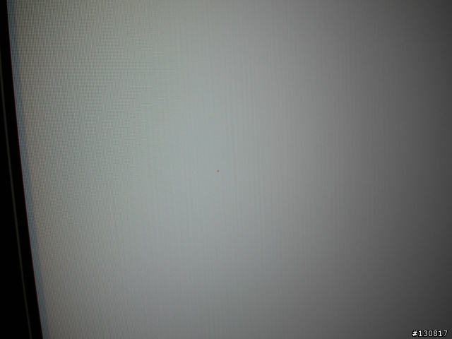 螢幕上面有類是烙印的線條  請問大家有消除的經驗嗎