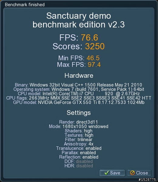 辛苦測試分享 550Ti VS 6770