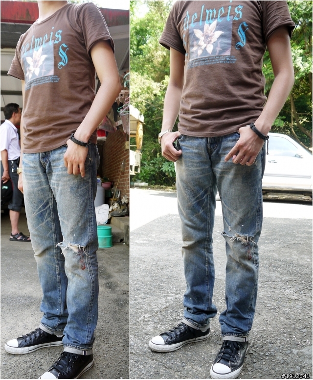 [分享] Hysteric Glamour HG Liquid Scattered 血漬 潑漆褲