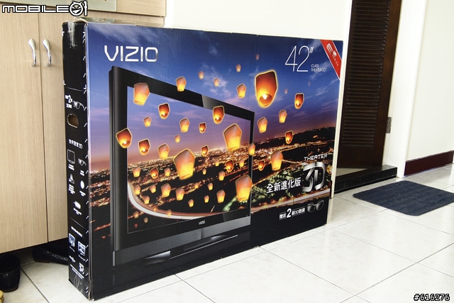 [開箱] CP值超高的42吋3D電視-VIZIO 3DTV [2011/10/6更新:贈送的3D藍光Player送來囉!]