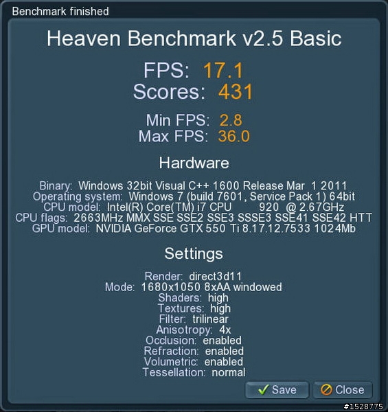 辛苦測試分享 550Ti VS 6770