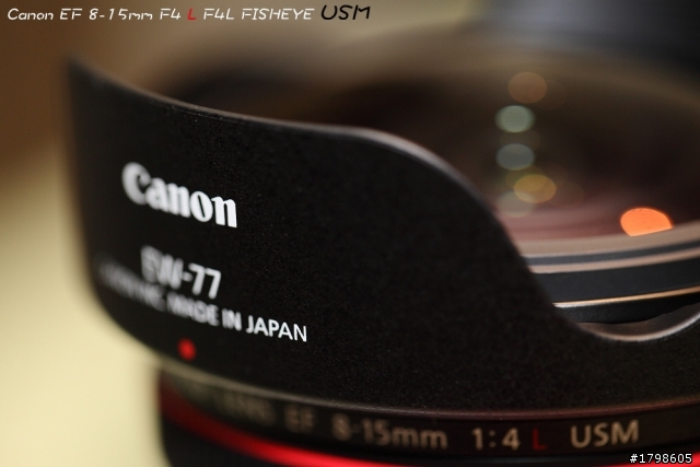 Canon EF 8-15mm F4 L F4L FISHEYE USM 最簡易開箱
