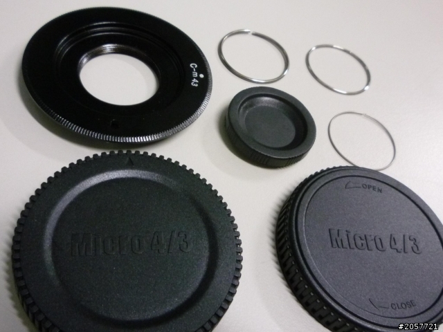 C-mount 35mm/f1.7 電影鏡頭及新型的轉接環(+圖)