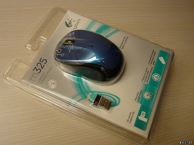 [開箱]Logi M325 藍凝光極無線滑鼠