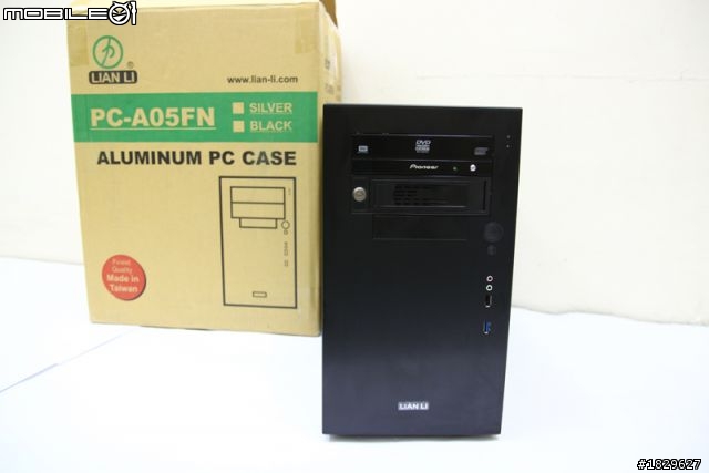 [平民開箱] 全鋁機殼 LIAN LI 聯力 最新小機殼大空間 PC-A05FN (USB3.0) 火熱裝機