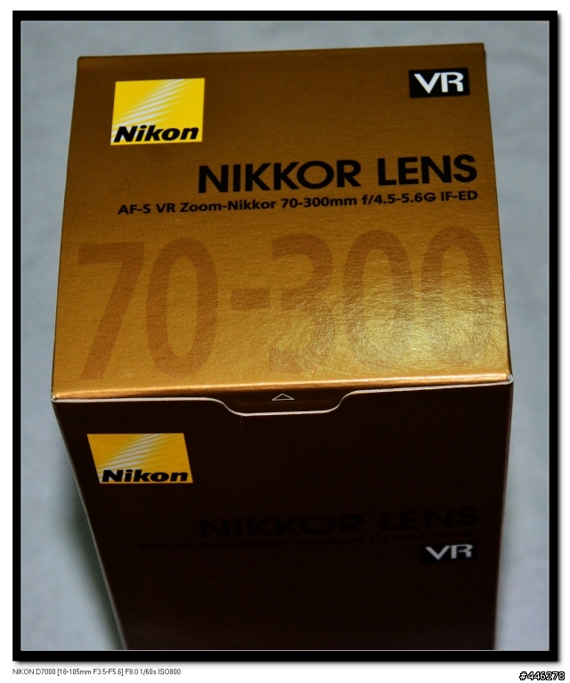 簡易開箱-Nikon 70-300mm VR