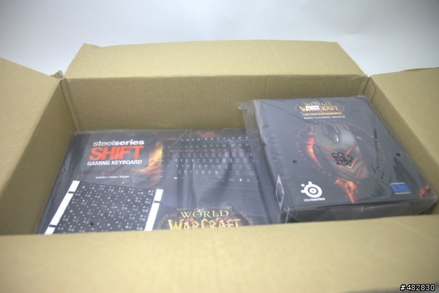 SteelSeries Cataclysm MMO 魔獸滑鼠鍵盤~浩劫與重生 開箱-女友買的禮物....