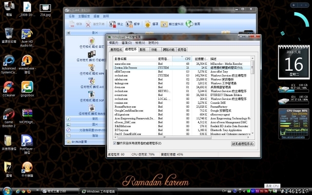 [求救] ACER 5920G 這樣CPU溫度是否太高了?