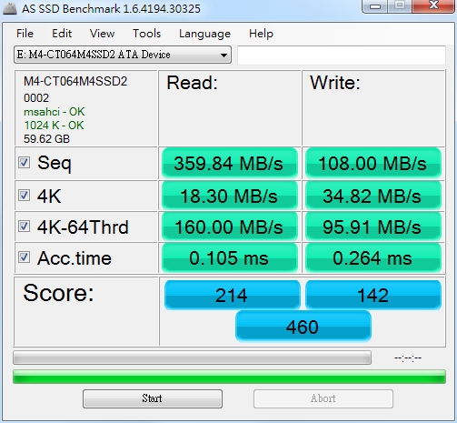 美光Micron Crucial m4 SSD 64GB固態硬碟 開箱文