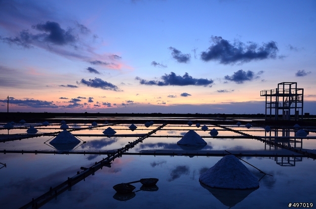 台南北門 . 井仔腳鹽田 夕照