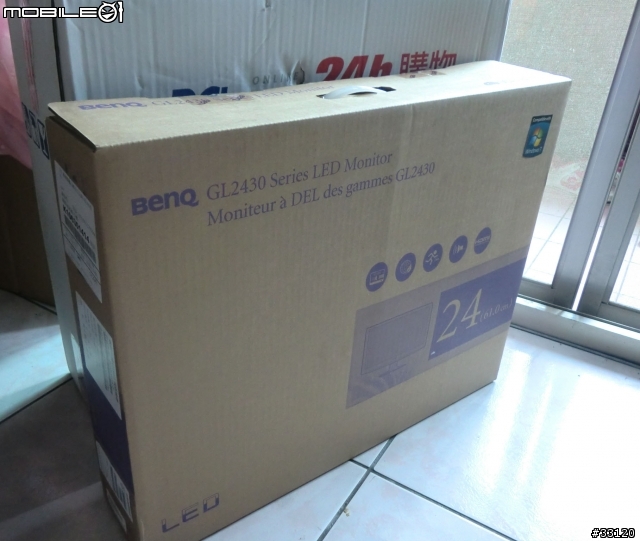 [陽春開箱]BENQ GL2430HM