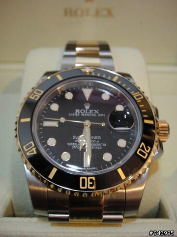 [易開罐][敗家編年史][ROLEX] 116613LN 半金黑水鬼 - 中元普渡應景之物