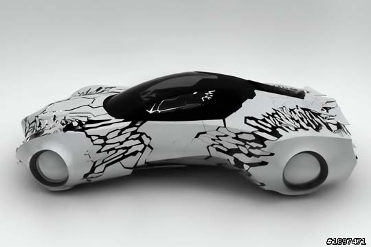 百變車體 The Flake concept    看來阿斯拉可變型車體系統指日可待了!!