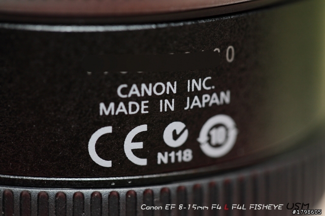 Canon EF 8-15mm F4 L F4L FISHEYE USM 最簡易開箱