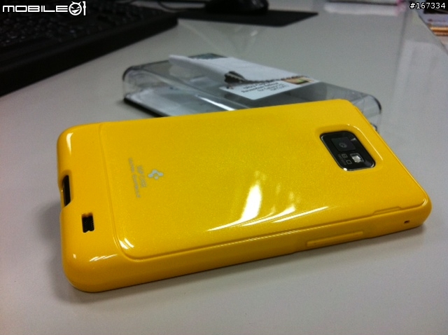 SGP Galaxy S2 Ultra Capsule 跑車黃保護殼分享