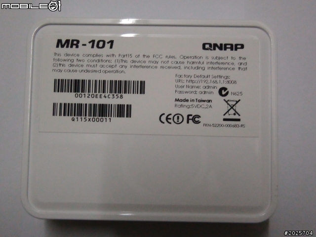 [開箱文] QNAP MR-101 WI-FI 802.11n/3G/4G Mobile Router