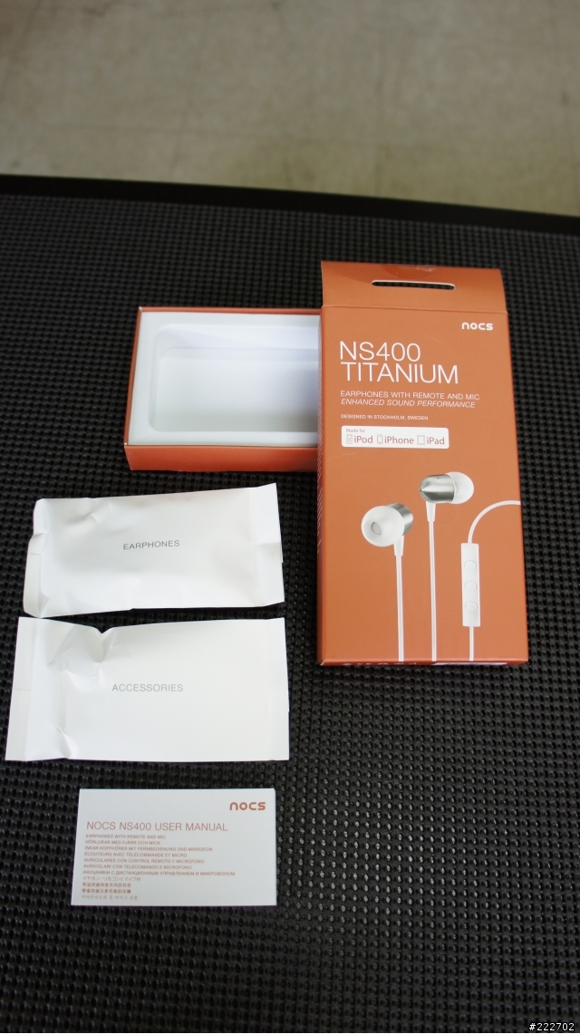 [開箱] nocs 鈦合金重低音耳機麥克風, made for iPod, iPhone, iPad