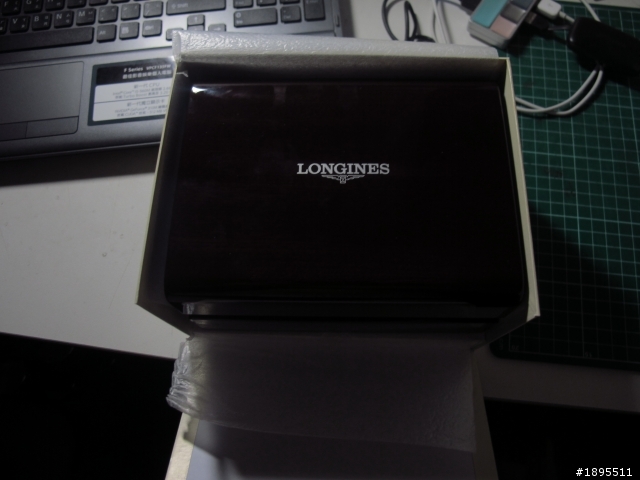 (開箱)LONGINES 典藏月相盈虧三環計時機械鋼帶錶