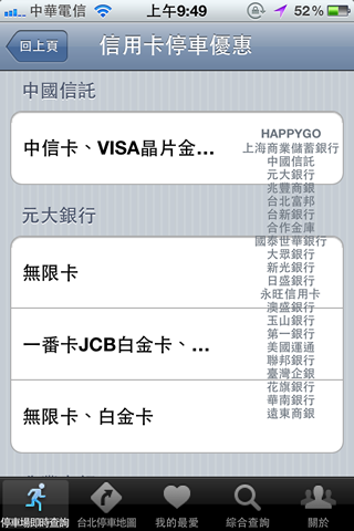 【8/6新版上架】國產 App - 台北好停車 v2.1 (新增停車場地圖顏色區分、停車信用卡優惠、全國交通罰單查詢等...)