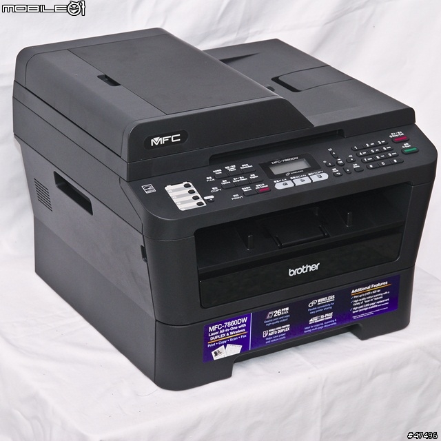 「開箱」brother MFC-7860DW無線網路傳真複合機