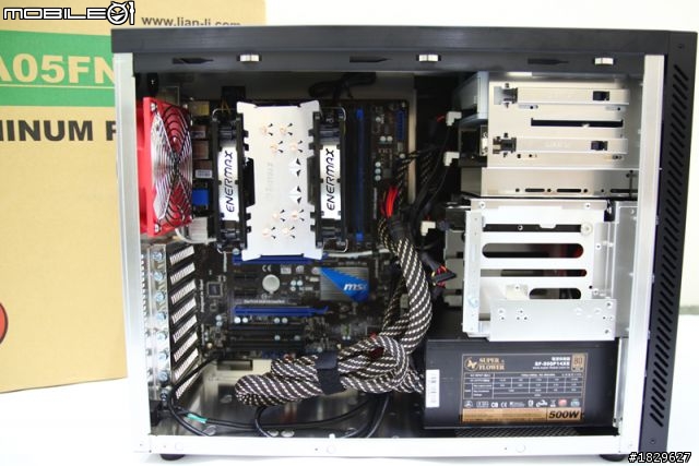 [平民開箱] 全鋁機殼 LIAN LI 聯力 最新小機殼大空間 PC-A05FN (USB3.0) 火熱裝機