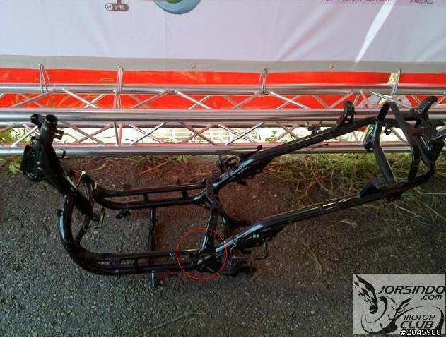 光陽Racing King 180 心車主車架焊接處鏽蝕