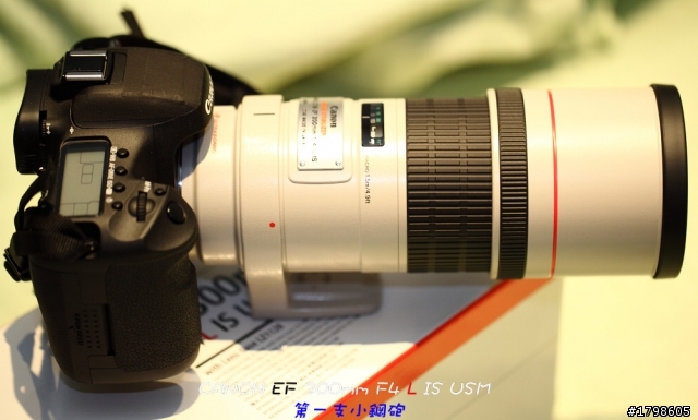 我的第一隻小白砲,補圖~(300mm f4 is L超簡易開箱)