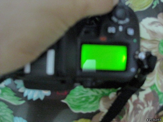 D7000 頂部顯示面板無資訊