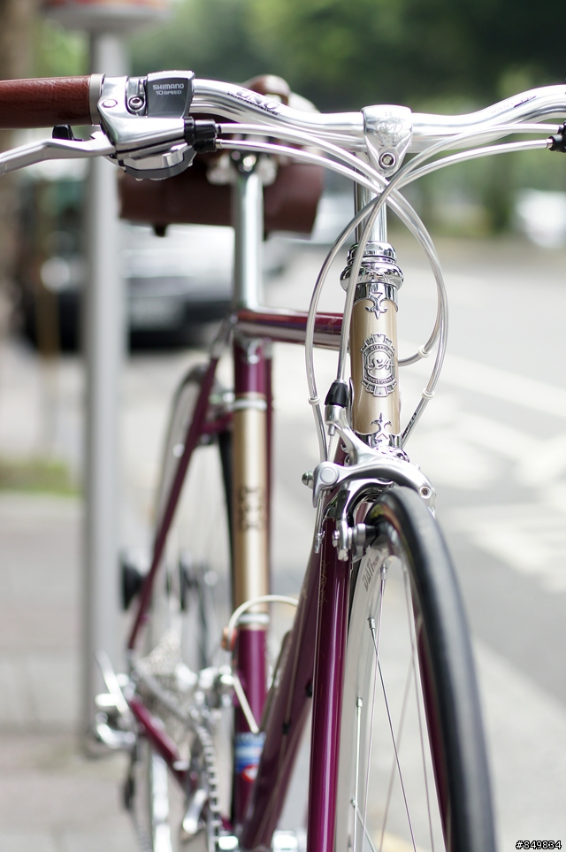 [葡萄紫] COLUMBUS SlideAway Urban 鋼管公路車 - Maggie Wu客制版