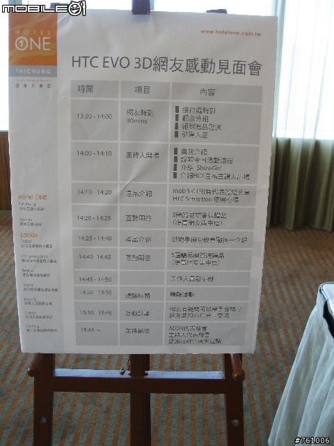 [HTC EVO 3D台中體驗會]手機3D裸視時代的來臨