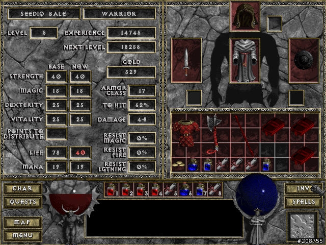 Diablo 第一集 for Windows 95/NT 介紹