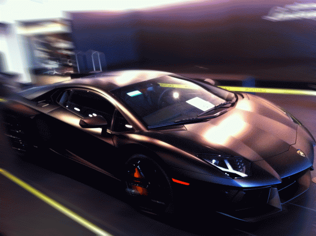 Matte Black Aventador LP-700-4
