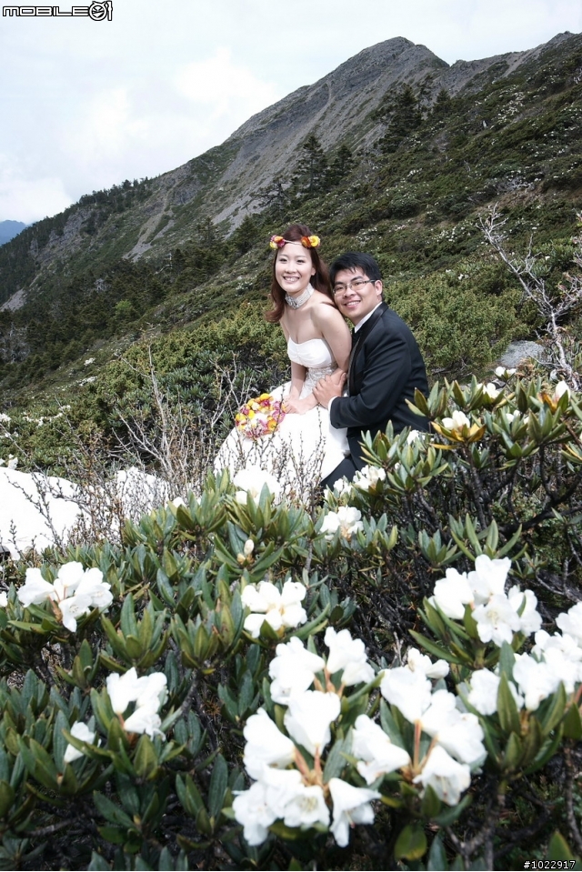 期待已久的高山攝影婚紗