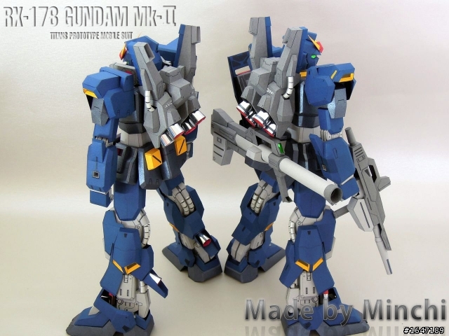 RX-178 MKⅡ Titans(紙模型)