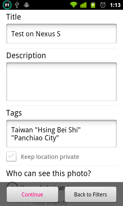Android版Flickr上架了！