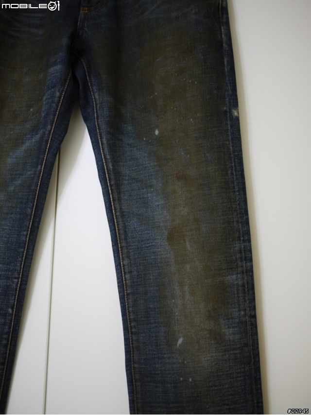 [分享] Dior Homme 2011AW Bas17 被輾過的丹寧褲 Rack Rail Paint Denim