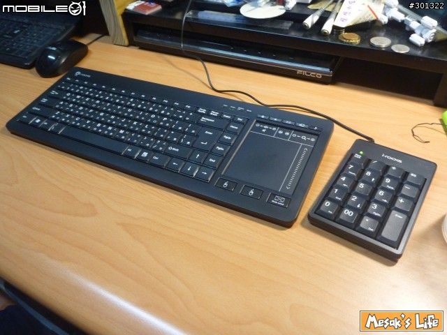 [開箱] i-rocks RF-6496 觸控鍵盤
