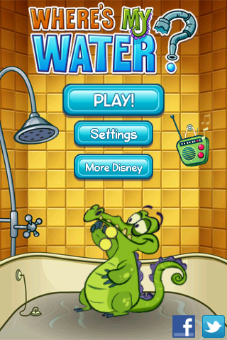 迪士尼的人氣遊戲《Where's My Water?》體驗分享