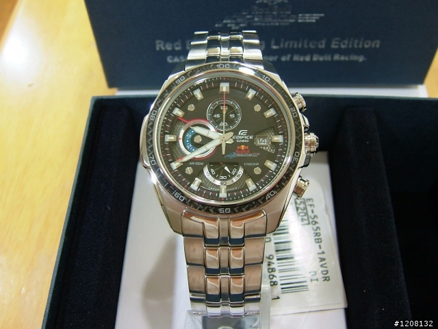 CASIO EDIFICE 紅牛FI賽車聯名錶(限量款EF-565RB)