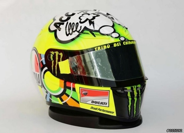 猴王(ROSSI)戰盔主場Misano GP新圖裝