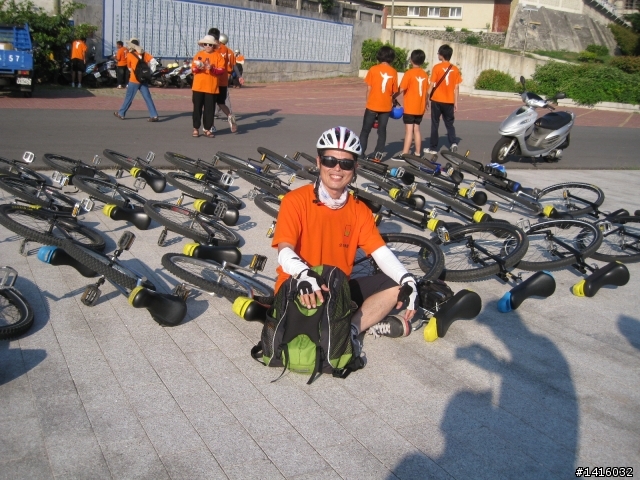 獨輪車100公里的挑戰出發