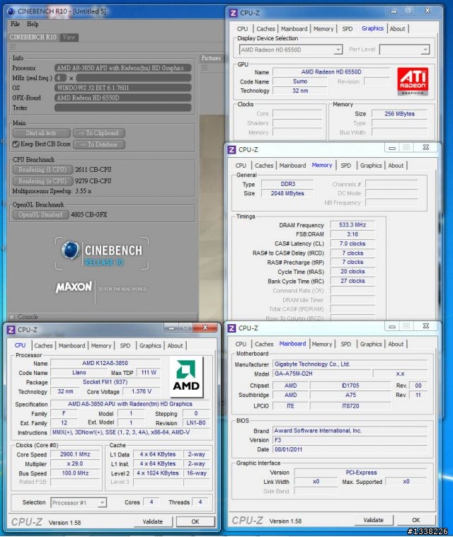 [分享] 專給麻瓜爸新組A75M-D2H的APU機